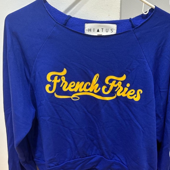 Hiatus “French Fries” Lightweight Pullover Sweatshirt - Picture 3 of 5